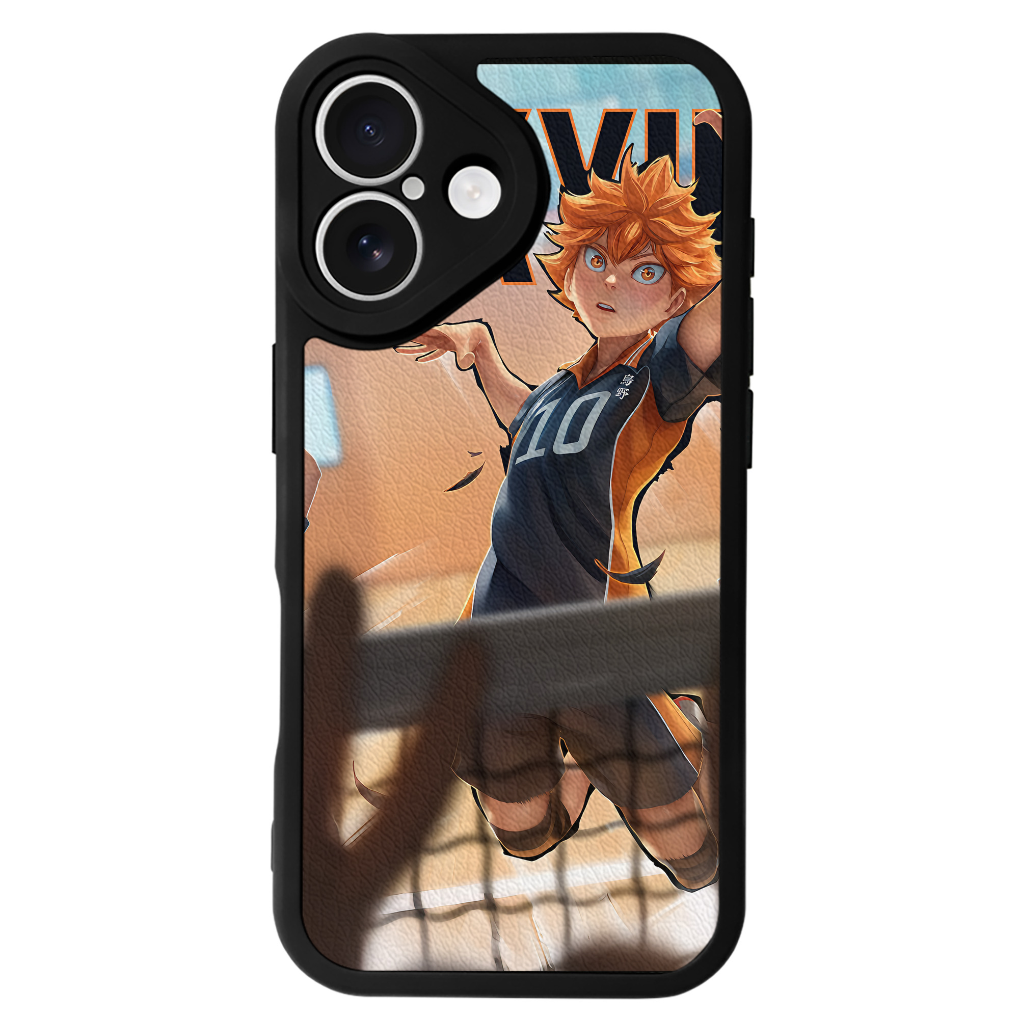 （画像用） ハイキュー!! Haikyu!! 【iPhone 16シリーズ対応】シリコンスマホケース（レザー調） 材質：シリコン